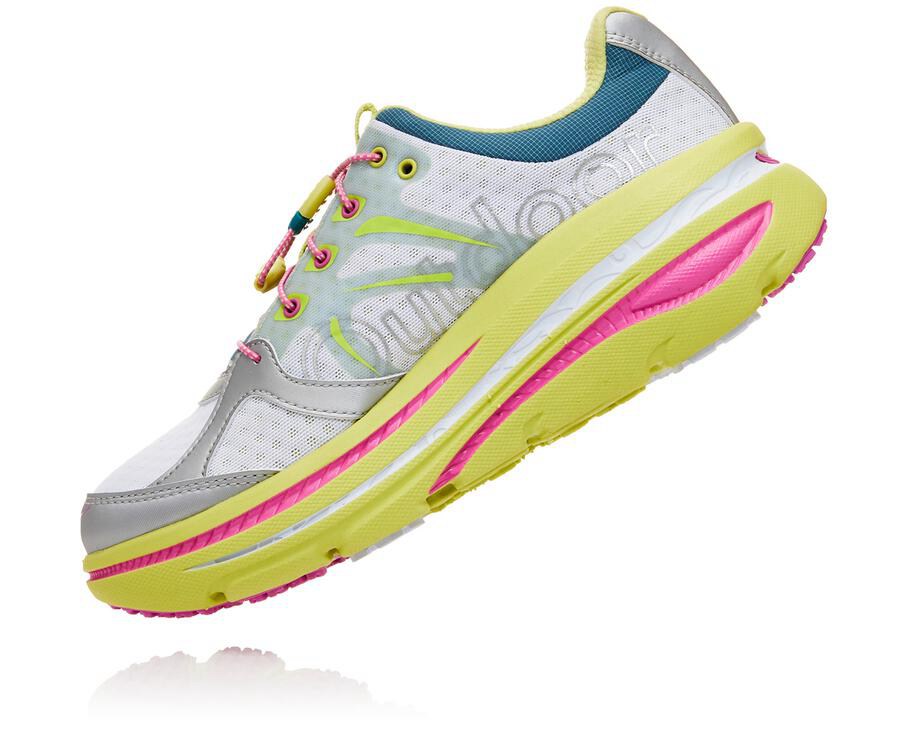 Hoka Australia One One OV X Bondi B - Womens Running Shoes White - FRGYQ-3295